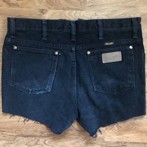 Wrangler Black Jean Shorts
